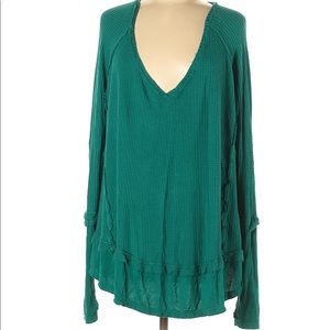 We The Free Green Pullover Sweater Medium
